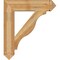 Ekena Millwork Funston Arts & Crafts Rough Sawn Bracket, Western Red Cedar, 6"W x 30"D x 34"H BKT06X30X34FST03RWR - alternate 3